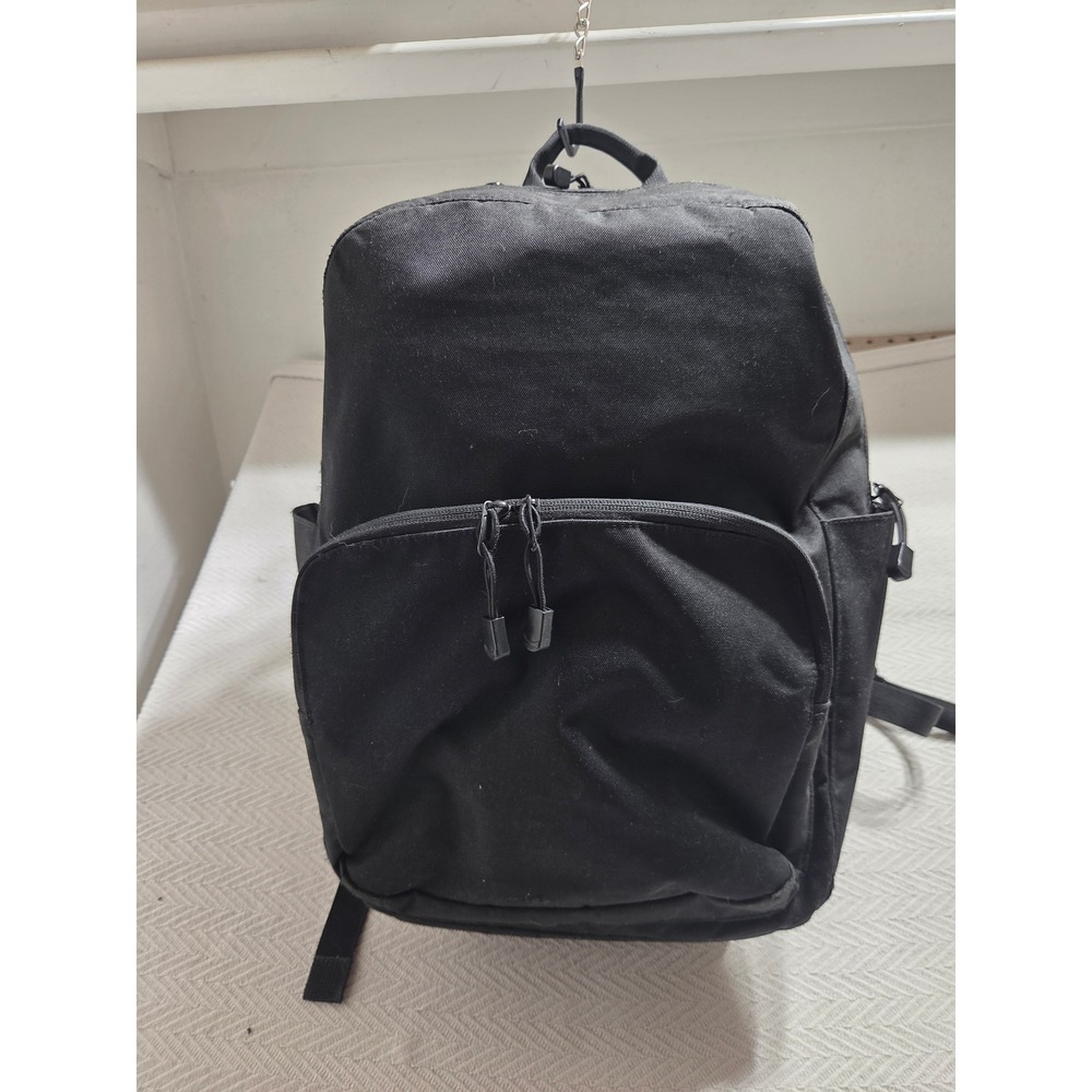 Lo & Sons Hanover 2 Black Laptop Backpack Travel Commuter 13" 21L